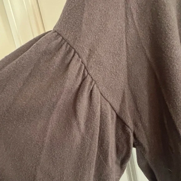 Madewell Charcoal Long Sleeve Top - Picture 3 of 4